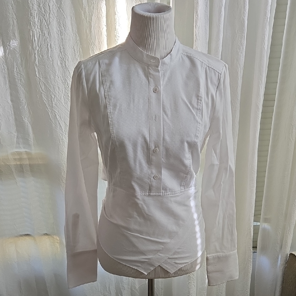 BCBGMaxAzria Crisp White Button Down Shirt